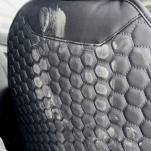 Car Seat Back Protector Black “Hexy” by Owleys (2)